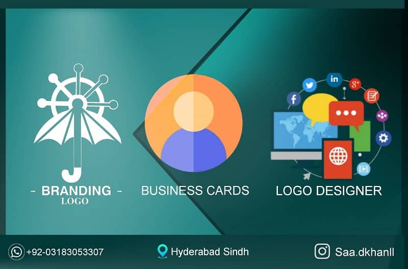 I will make professional business card and logo designer 2