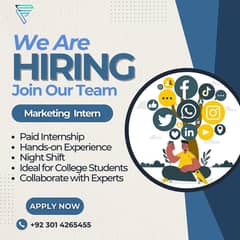 Social Media Marketing Internship