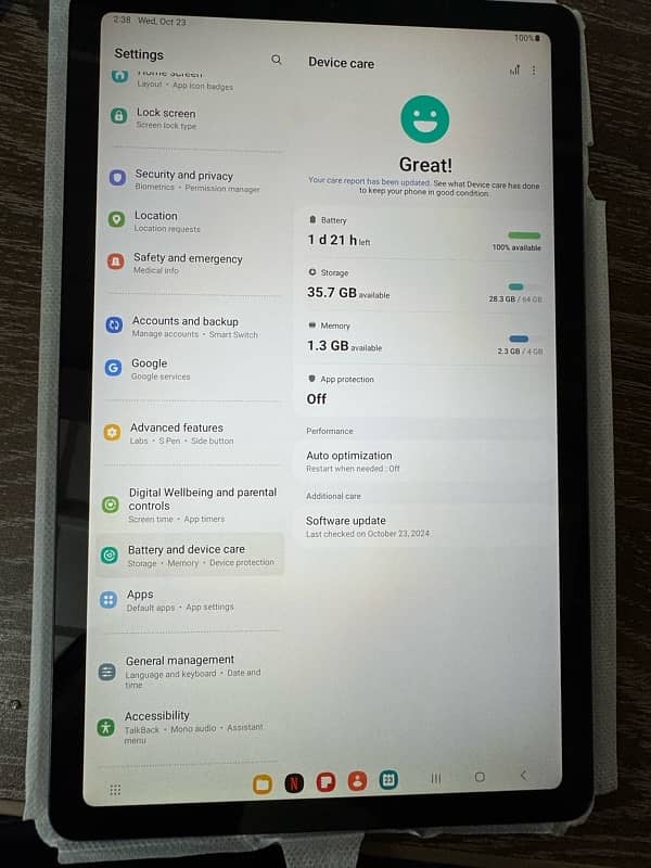 Samsung Tab S6 Lite 4