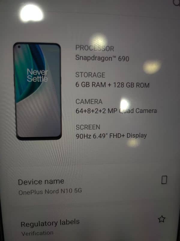 OnePlus Nord N 10 5g 6