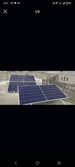 Longi Solar Plates 3 x longe double glass panel 545 wt