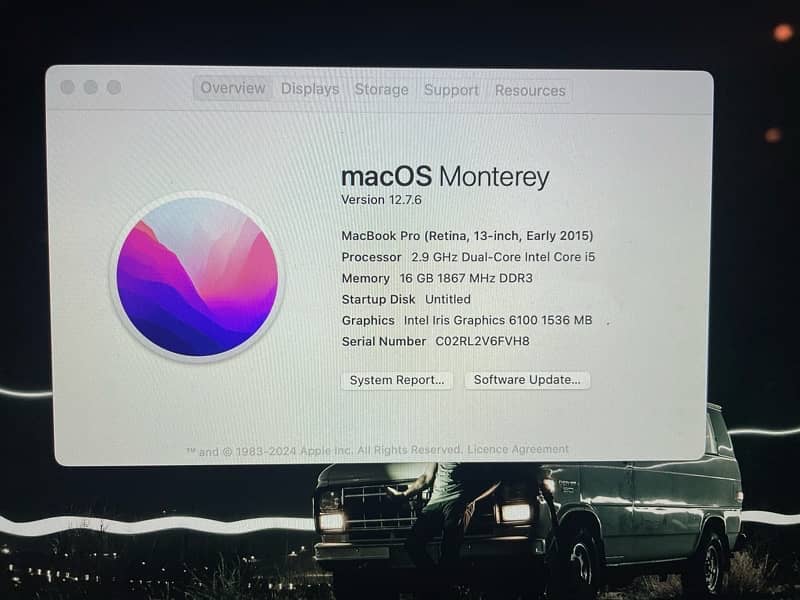 Macbook pro 2015 16/256GB 5