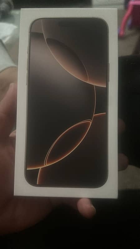 IPHONE 16 PRO MAX 256 GB BOX PACKED 0