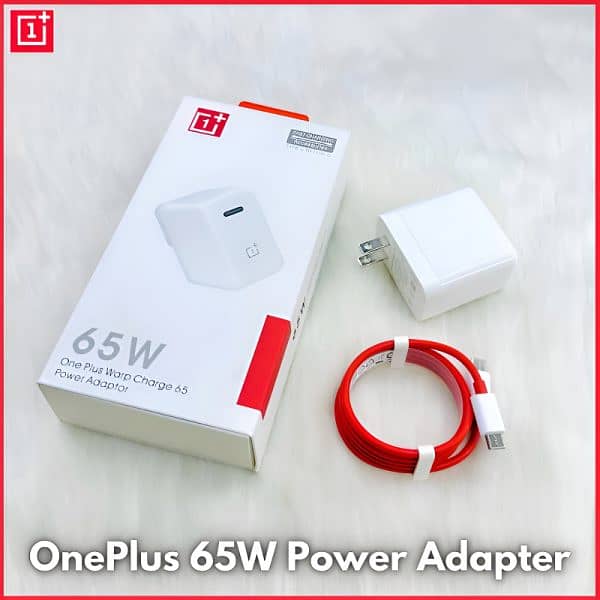 Oneplus 65w Warp Charge Power Adapter With Type-c To Type-c Fast Char 0