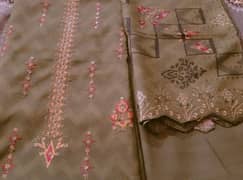 digital DHANAK with EMBROIDERY