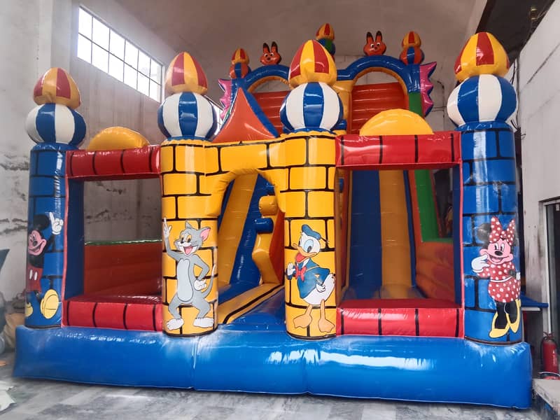 Bouncing Castles|Kids Slides|dry slide for kids colorful theme|Rides 15