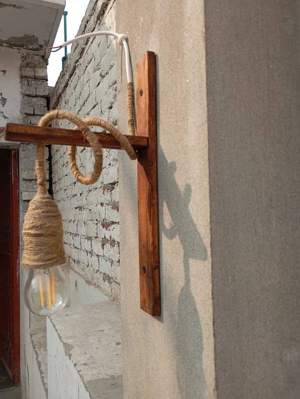 Wooden Wall Lamps 2