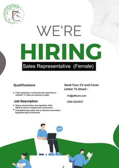 Sales Representative Female  (Software House)