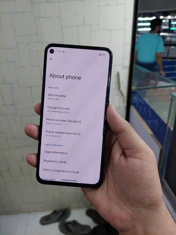 Google Pixel 4a5G. Offical PTA Approved Dual Sim 1