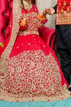 heavy bridal lehnga only on time use for sale