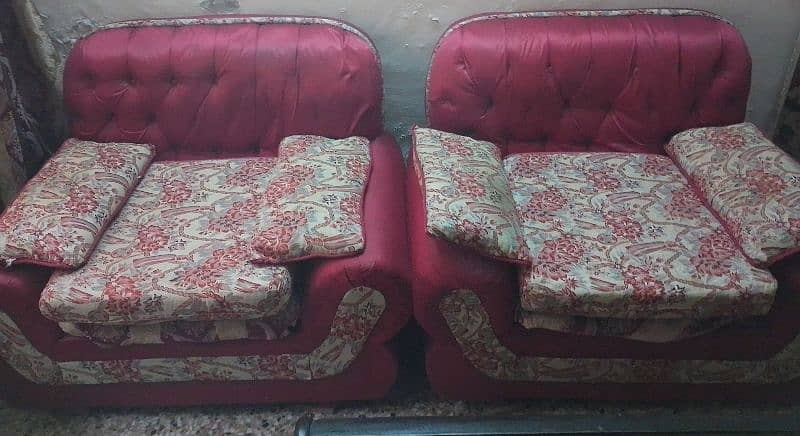 Sofa Set 3 seater & 1 seater (2each) 1