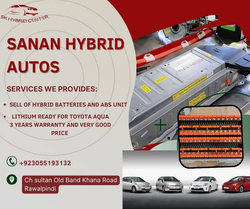 Hybrids batteries and ABS | Toyota Prius | Aqua | Axio Hybrid battery 0