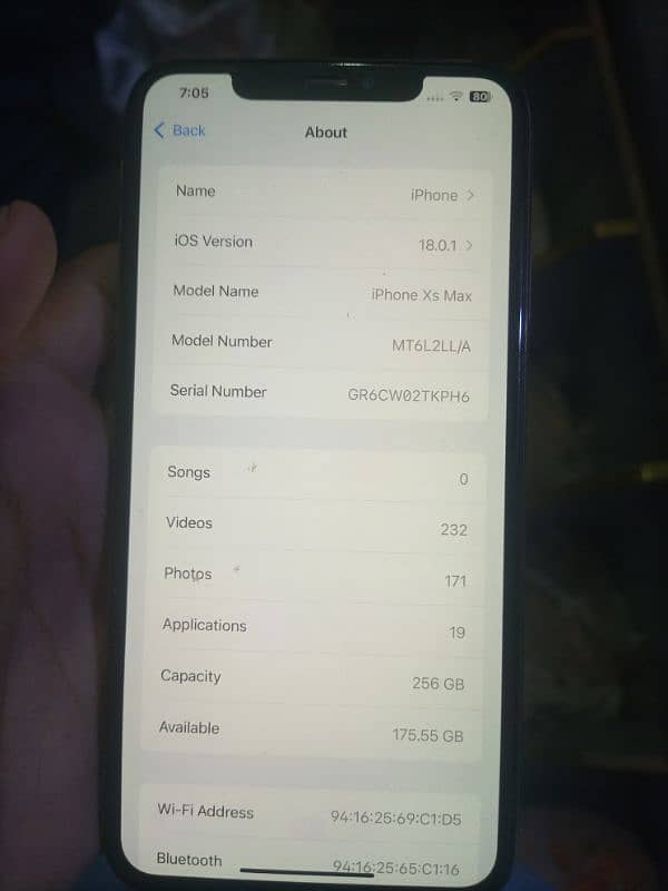 Iphone Xs max full chance 5