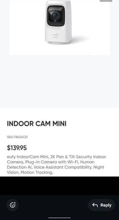 eufy IndoorCam Mini, 2K 0