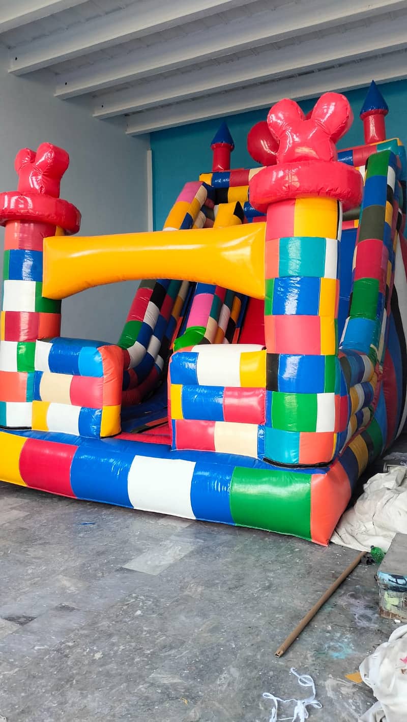 Jumping Castle |Slide| Balloon|Arch|Trampoline|Soft play area for kid 3