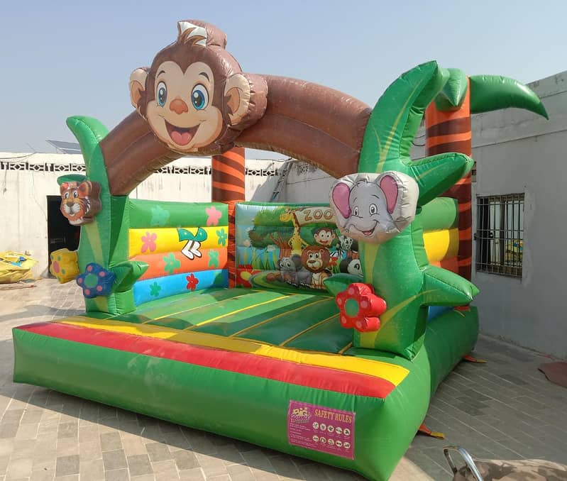 Jumping Castle |Slide| Balloon|Arch|Trampoline|Soft play area for kid 4