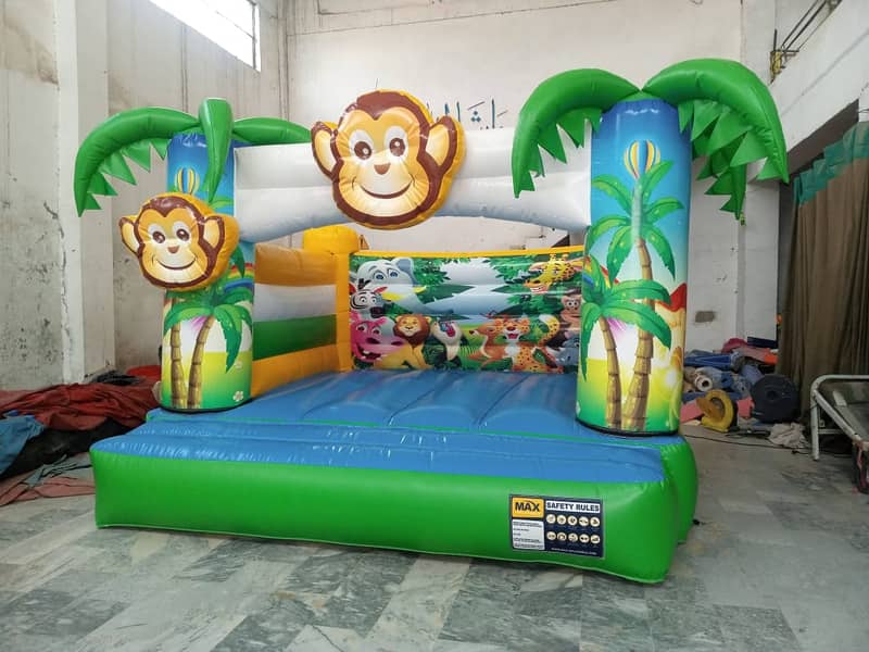 Jumping Castle |Slide| Balloon|Arch|Trampoline|Soft play area for kid 5