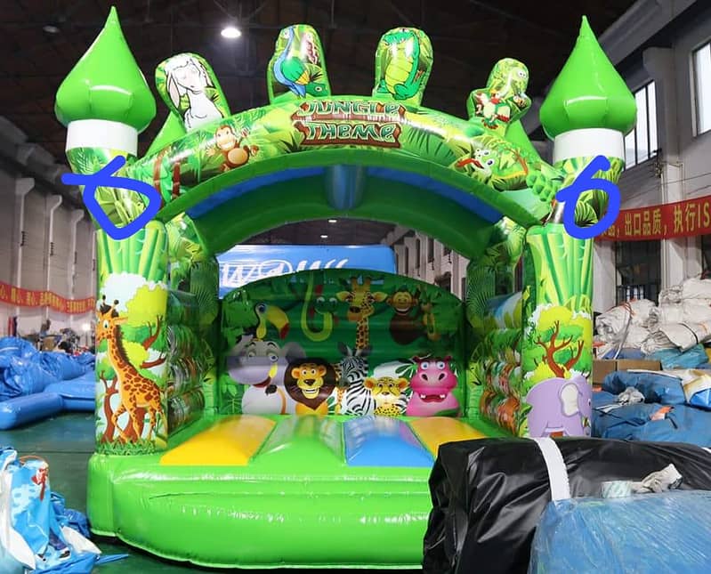 Jumping Castle |Slide| Balloon|Arch|Trampoline|Soft play area for kid 6