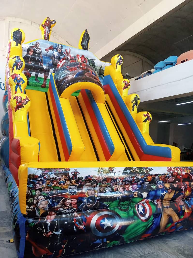 Jumping Castle |Slide| Balloon|Arch|Trampoline|Soft play area for kid 11