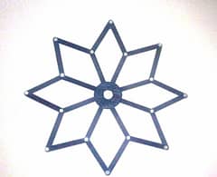 wall hanging Wood flower 0