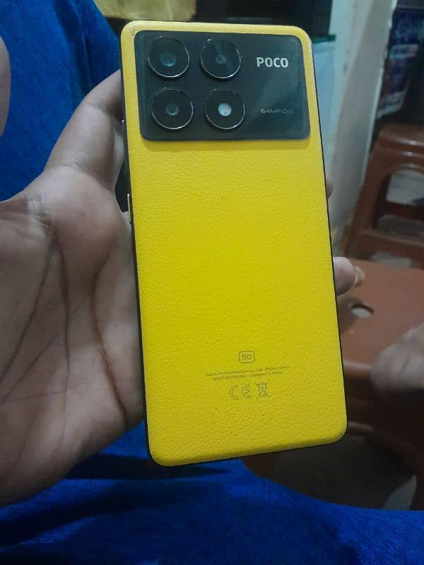 Poco x6 pro 5G 12/512 box open for sale 2