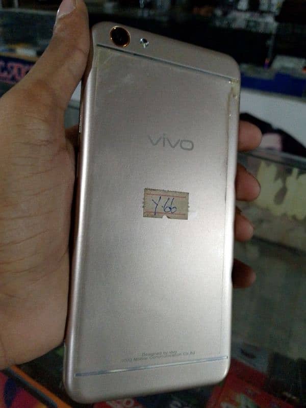 Vivo Y 66 10 by 10 condition set box charger new kit mobile 1