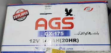 AGS GX-175 Battery (12V, 140AH) - Urgent Sale, 3 Months Warranty! 0