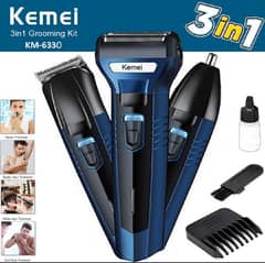 kemei 3in1 hair trimmer  (With free deivery)