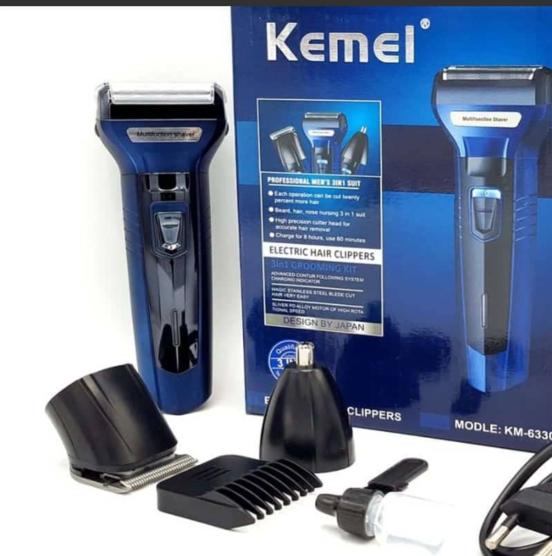 kemei 3in1 hair trimmer  (With free deivery) 1