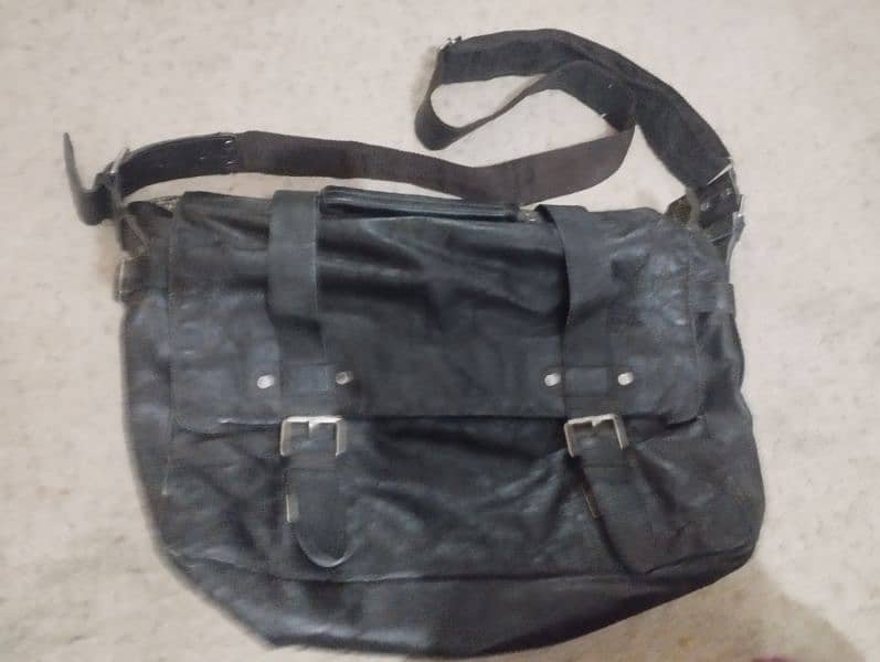 imported pure leather handbag 1