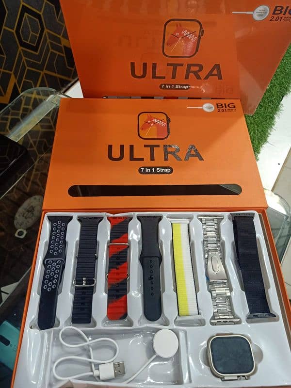 Ultra watch With 7 Straps Box packed New Condition 1