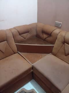 L shape sofa with table for sell