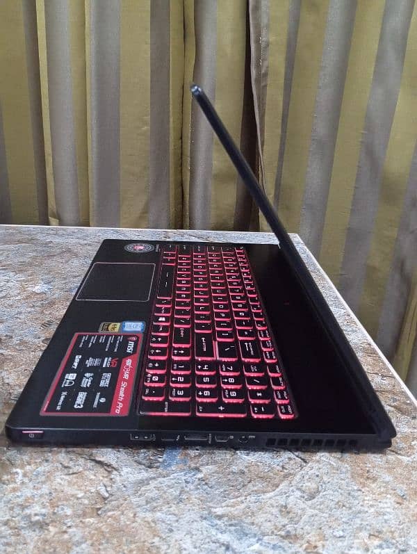 MSI GS stealth Pro gaming laptop and workstation in V. Good condition 5