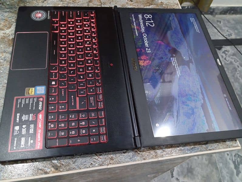 MSI GS stealth Pro gaming laptop and workstation in V. Good condition 12