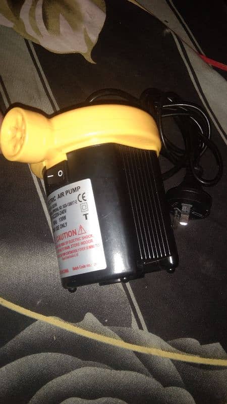 Air pump and bloor for air bed and many things rechargeable air pump 4