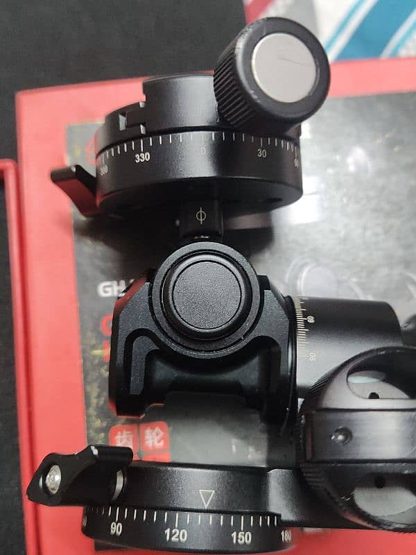 sunwayfoto gh-pro ii 3-Way Geared Tripod Head  canon nikon sony 2