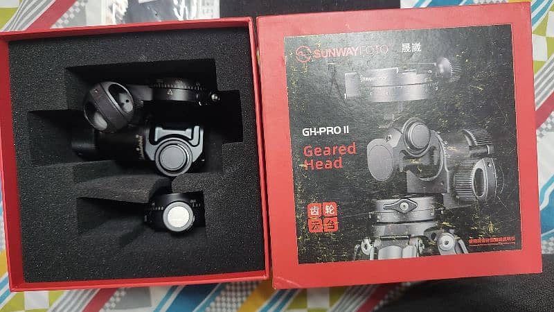 sunwayfoto gh-pro ii 3-Way Geared Tripod Head  canon nikon sony 4