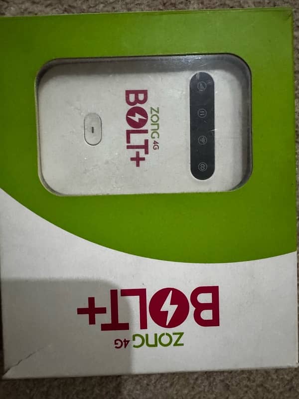 Zong bolt 4g new device . slightly used for sale 0