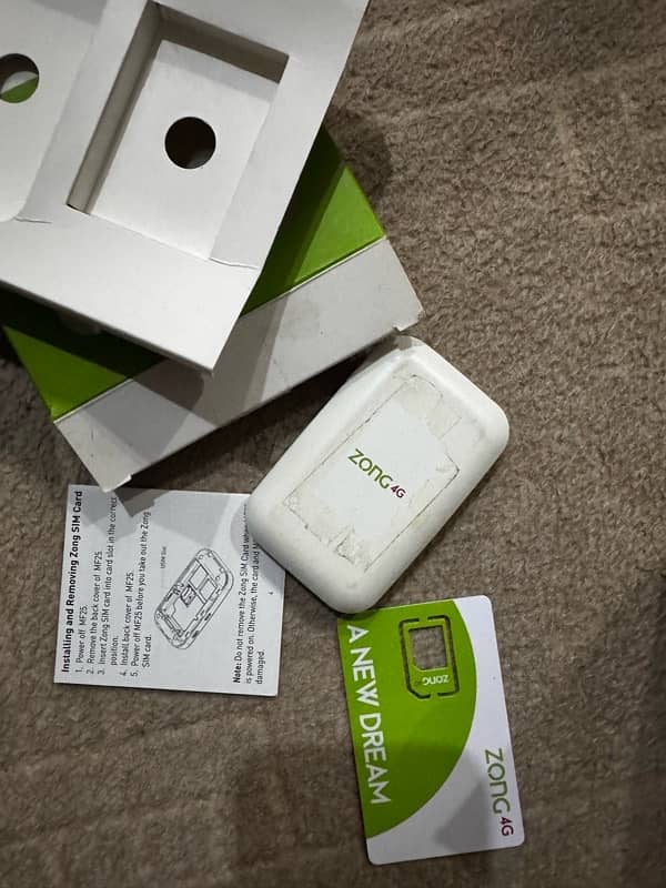 Zong bolt 4g new device . slightly used for sale 2