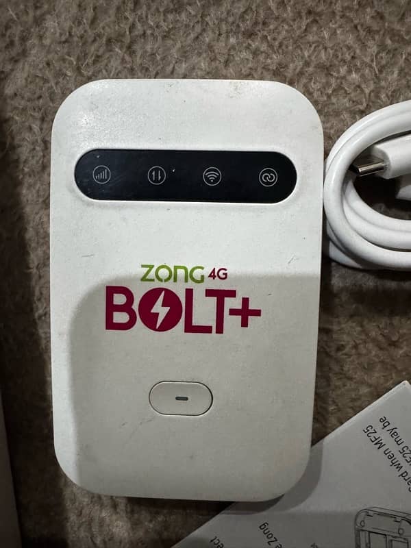 Zong bolt 4g new device . slightly used for sale 3