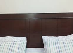 King size bed with dressing without mattress