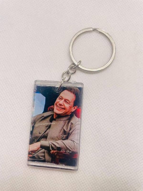 Imran Khan Double sided photo key chain 2