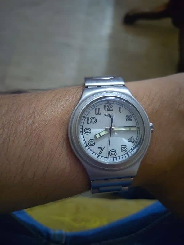 Swatch 10/10 in steel 38 mm 0