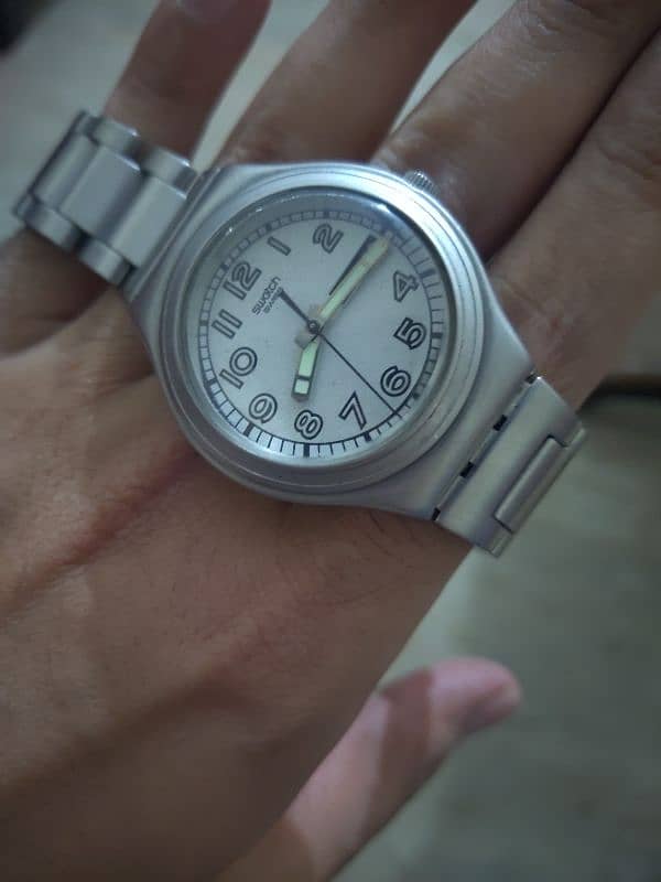 Swatch 10/10 in steel 38 mm 1