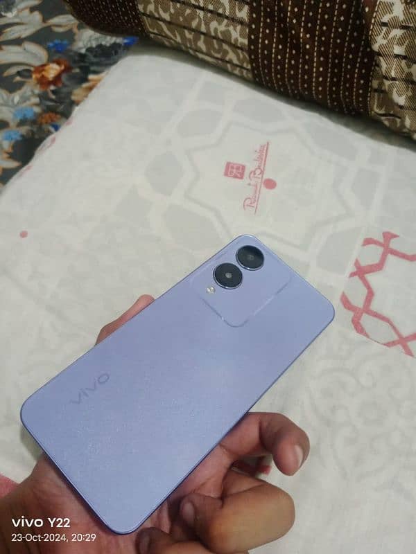 10by9 condition Vivo y 17 s purple colour 6+6 128gb 0