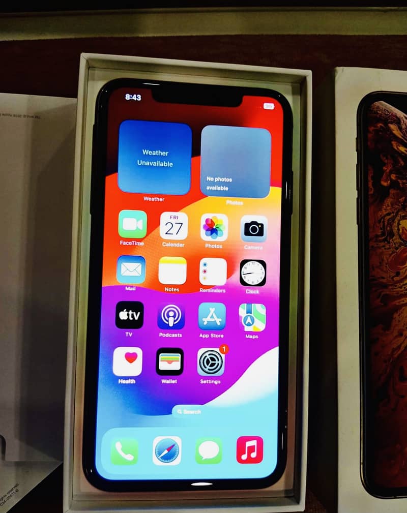 iPhone XS Max 256gb all ok 10by10 pta approved Dual 81BH all pack set 7