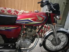 Honda cg 125 red colour