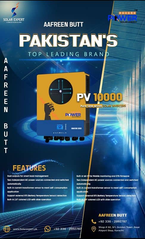 power pv 5000 solar inverter with 2 years warranty 3