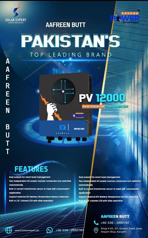 power pv 5000 solar inverter with 2 years warranty 4