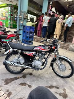 Honda 125 black colour 2024 model totall ok